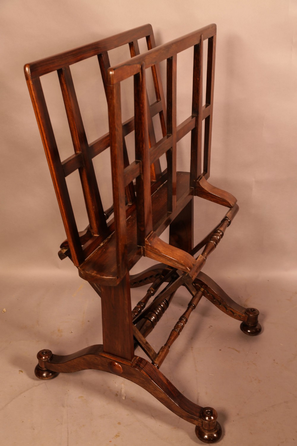 A Rare Country House Folio Stand in Rosewood