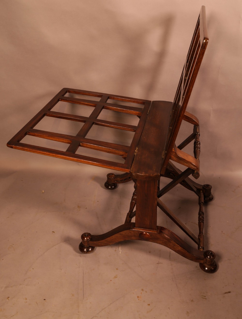 A Rare Country House Folio Stand in Rosewood View III