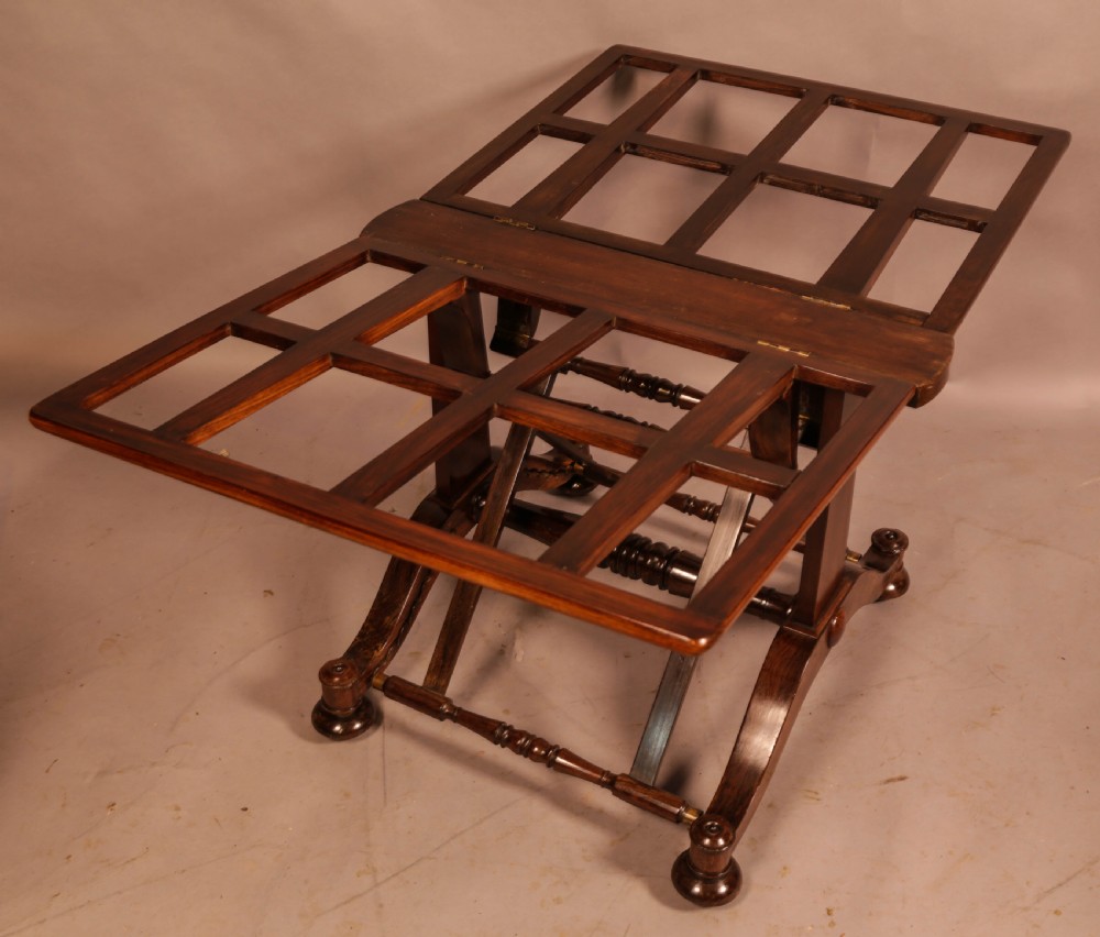 A Rare Country House Folio Stand in Rosewood View VIII
