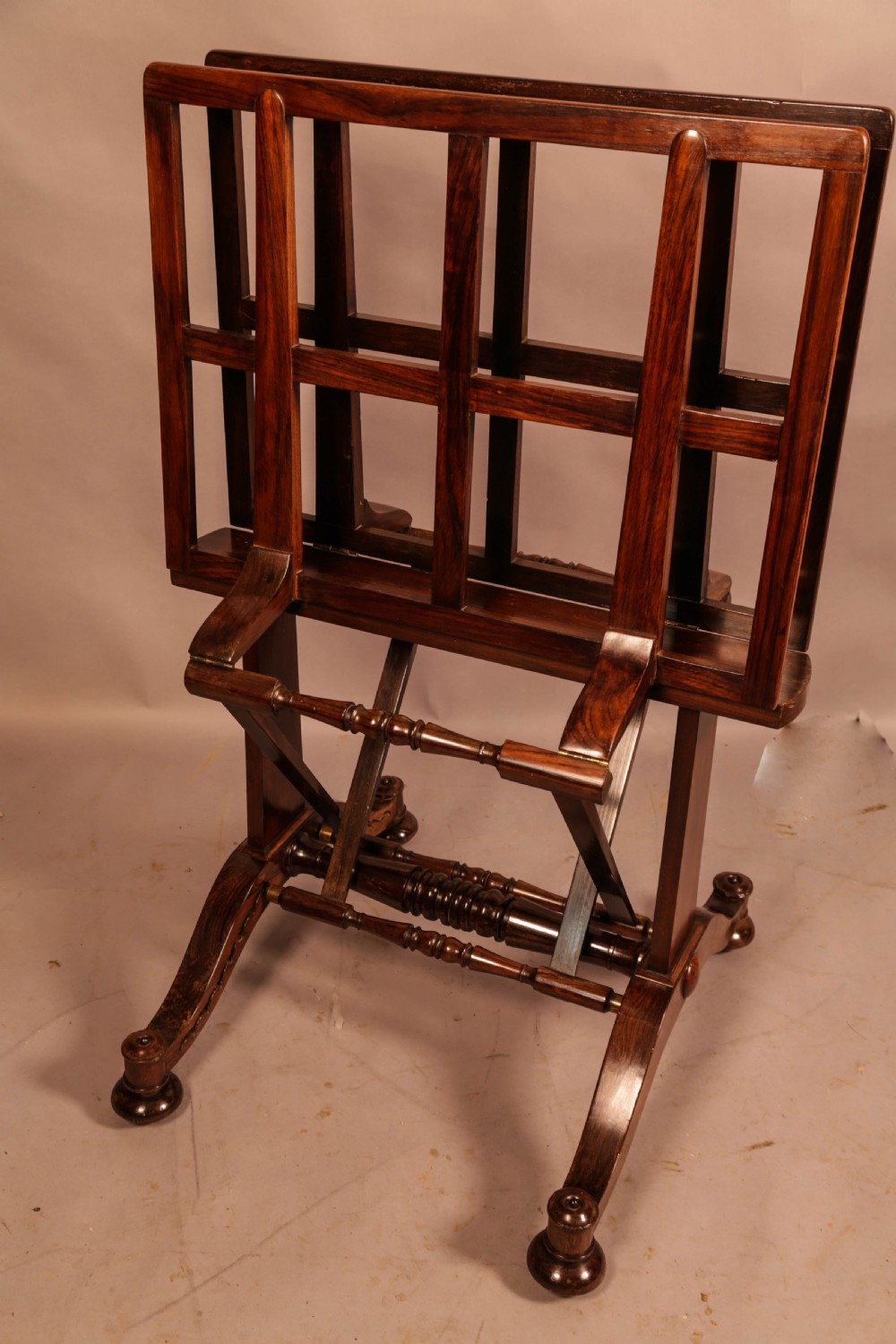 A Rare Country House Folio Stand in Rosewood View X