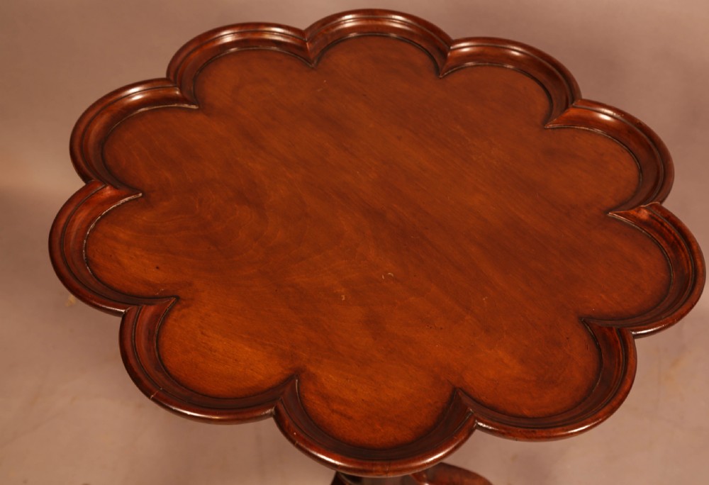 Georgian Tripod Supper Table Mahogany Carved Foot View IX