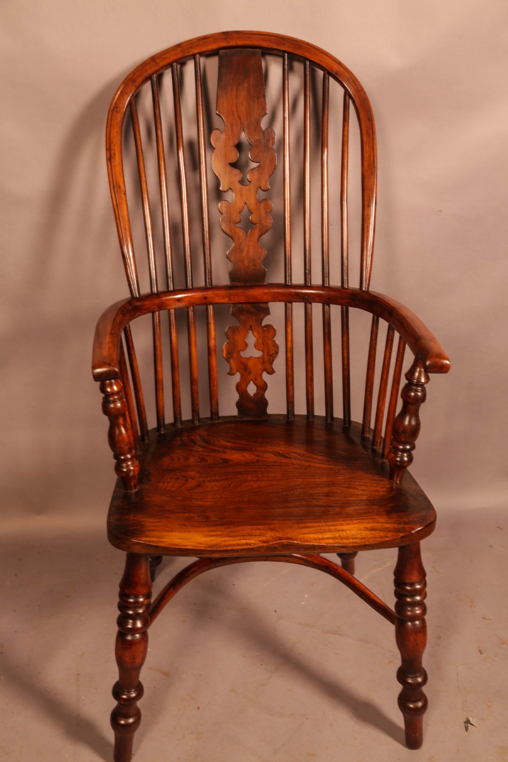 Yew Wood High Back Windsor Chair Allsop of Worksop