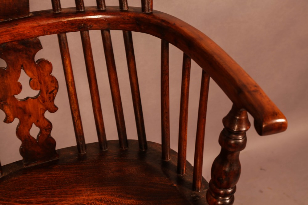 Yew Wood High Back Windsor Chair Allsop of Worksop View III