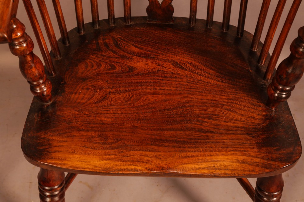 Yew Wood High Back Windsor Chair Allsop of Worksop View V