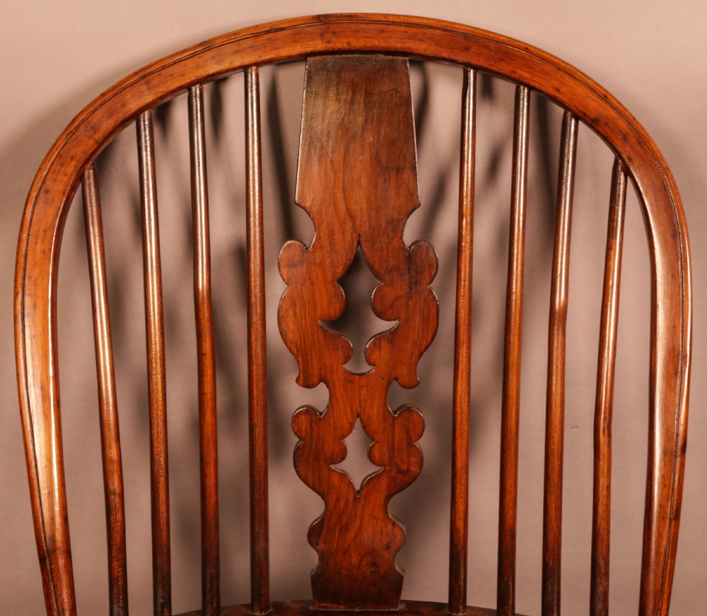 Yew Wood High Back Windsor Chair Allsop of Worksop View VI