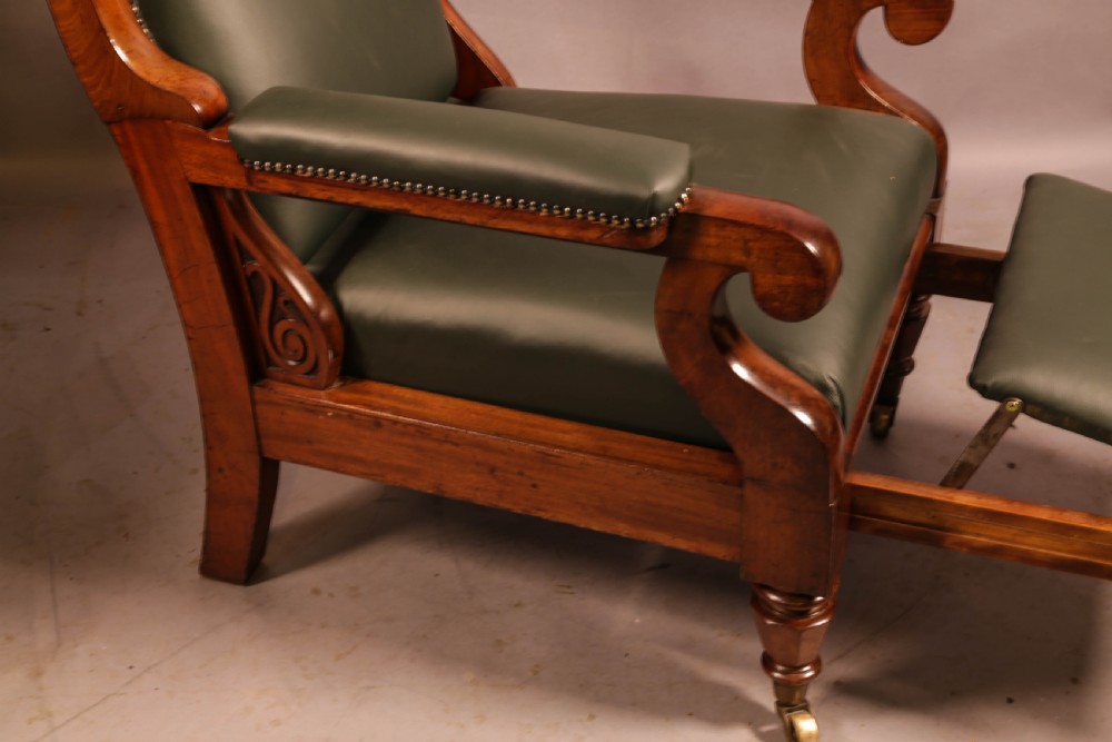 A Super William IV Reclining Library Armchair View XI