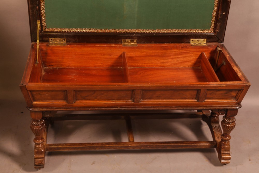 A Victorian Duet Stool in Mahogany Manchester maker View IV