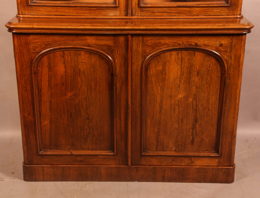 An early Victorian Roswood Library Bookcase  View III