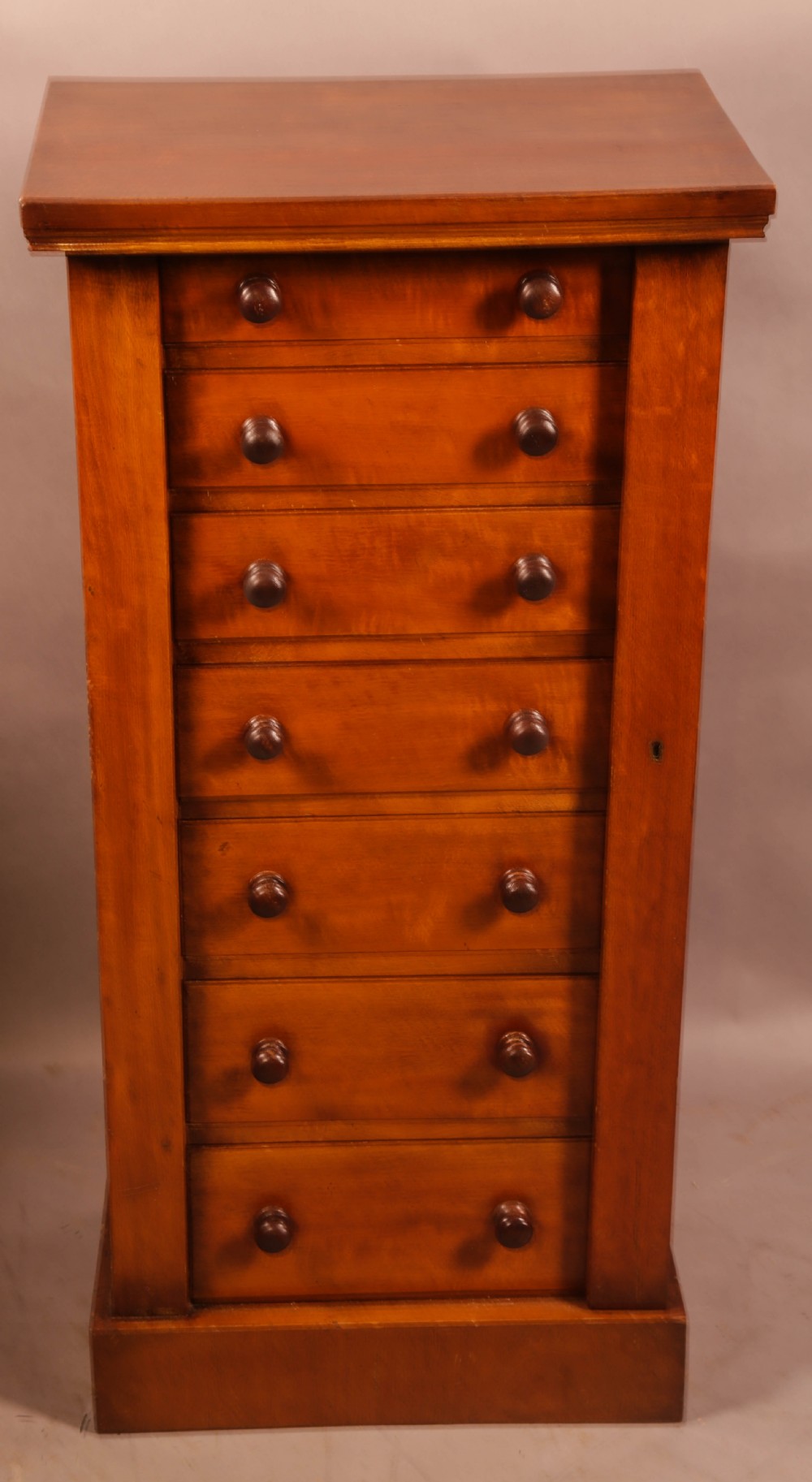A Victorian Mahogany Wellington Chest