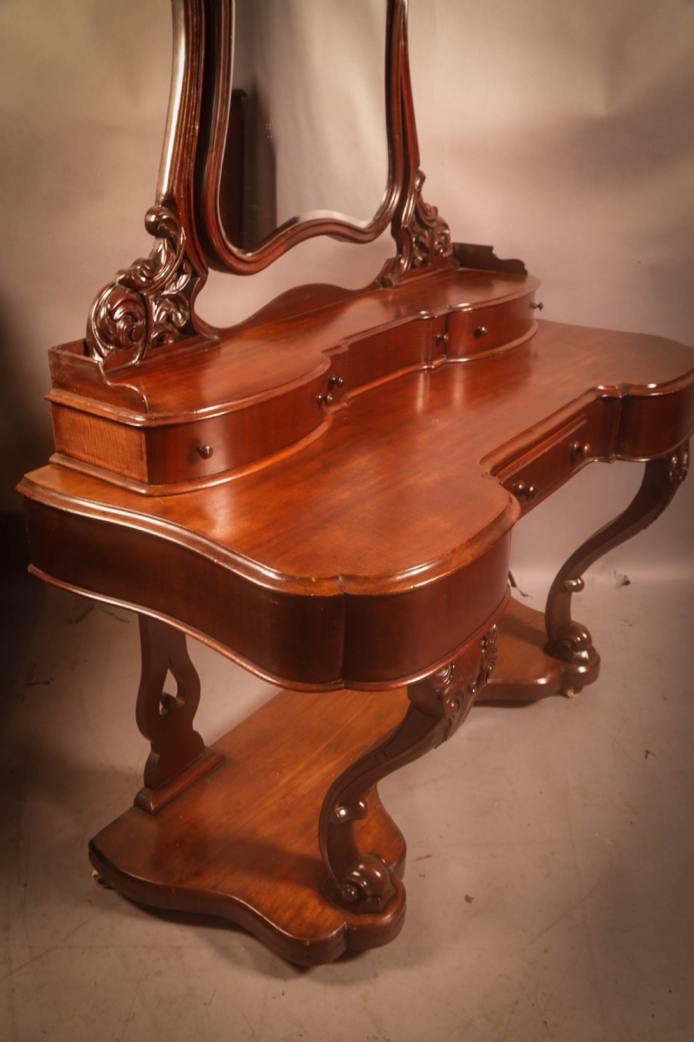 A Victorian Duchess Dressing table in mahogany View IX