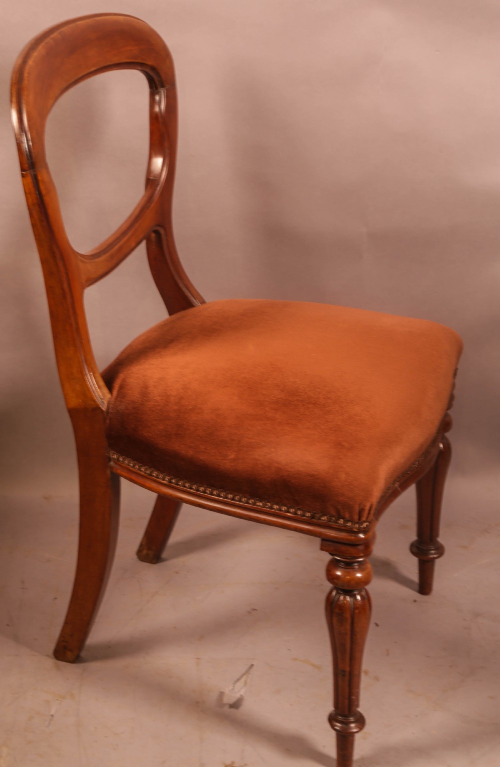 A Rare set of 8 victorian Dining chairs 2 Carvers View VII