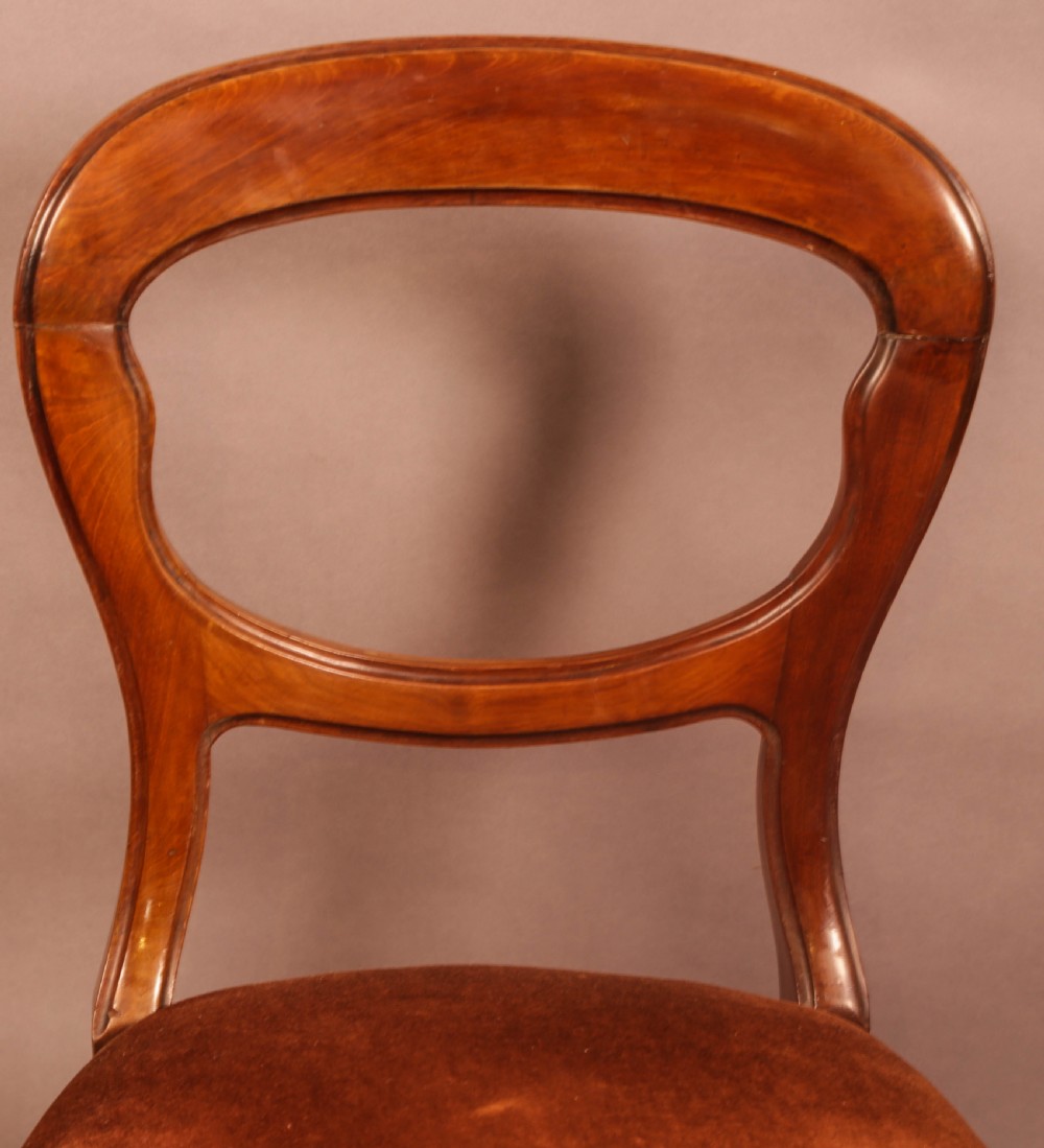 A Rare set of 8 victorian Dining chairs 2 Carvers View VIII