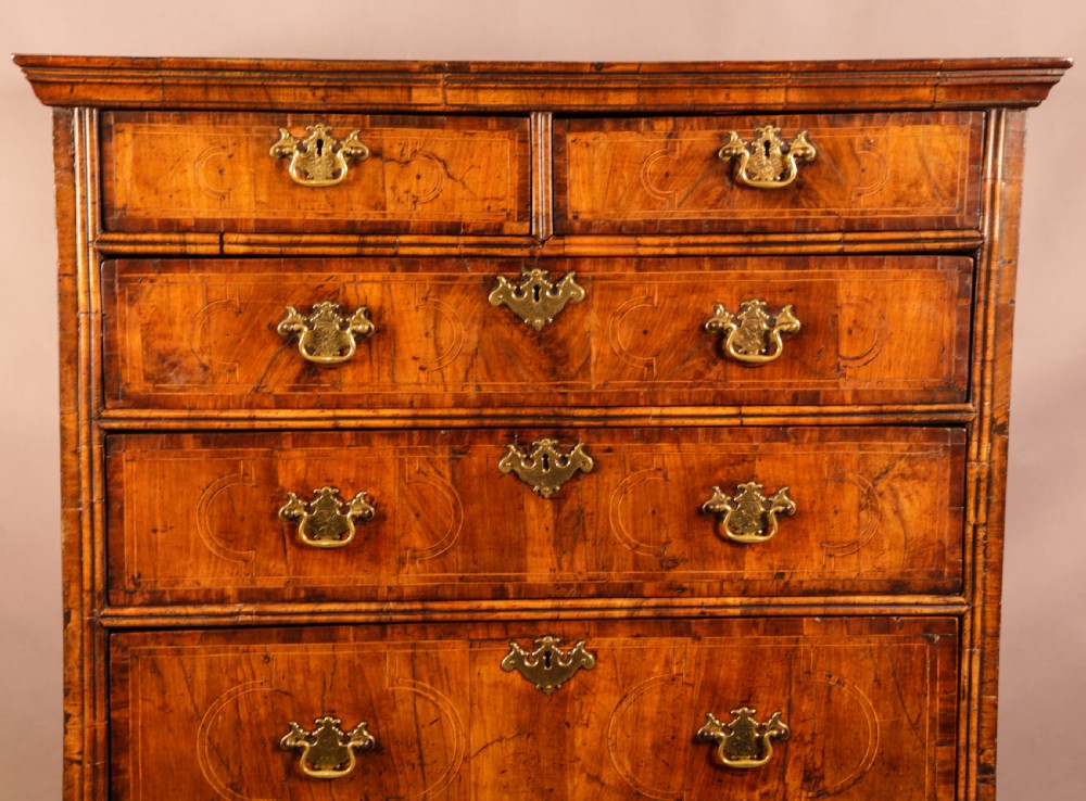 A George I Chest on Stand Figured Walnut View VIII