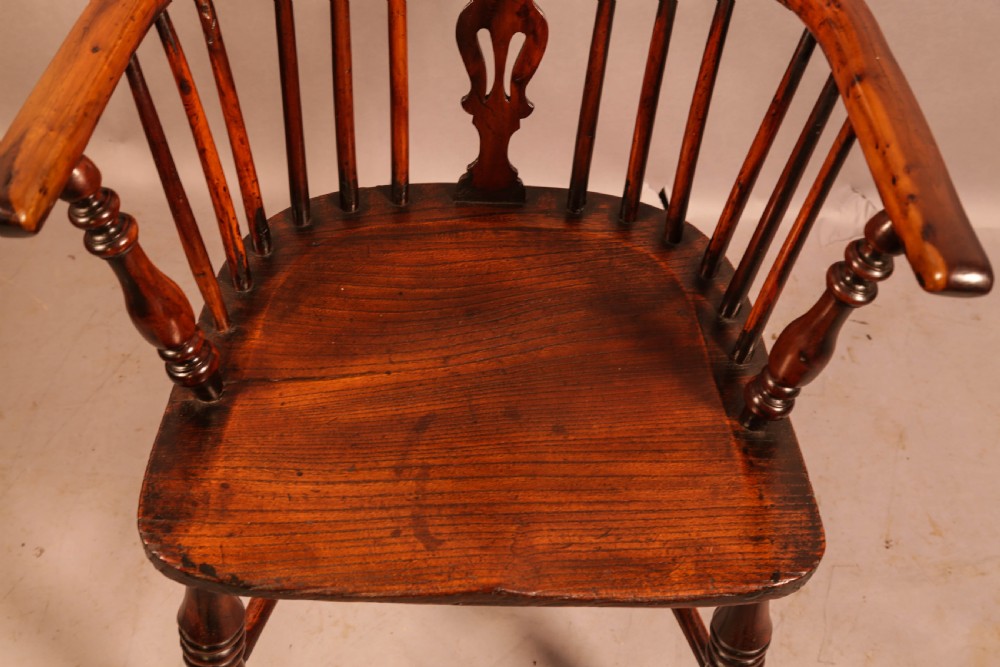 A Yew Wood Low Back Windsor Chair Rockley Maker View VIII