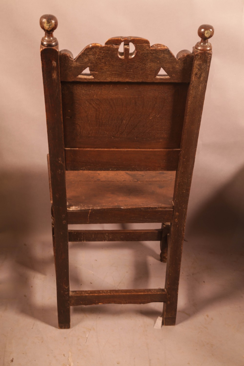 A Good Pair of 17th century Chairs in Oak View IX