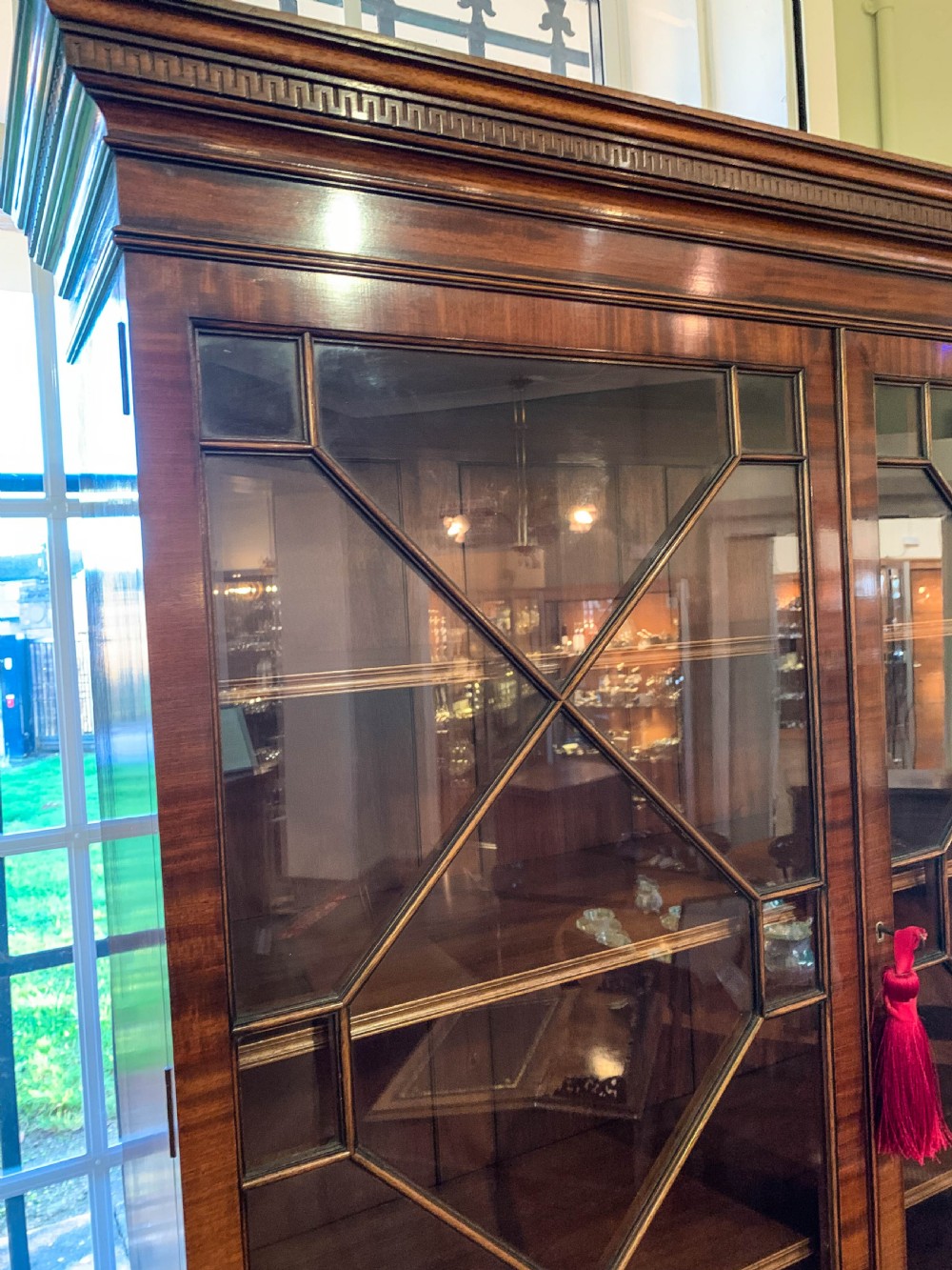 A Super Quality  Writing Desk and Bookcase by Waring and Gillow View VI