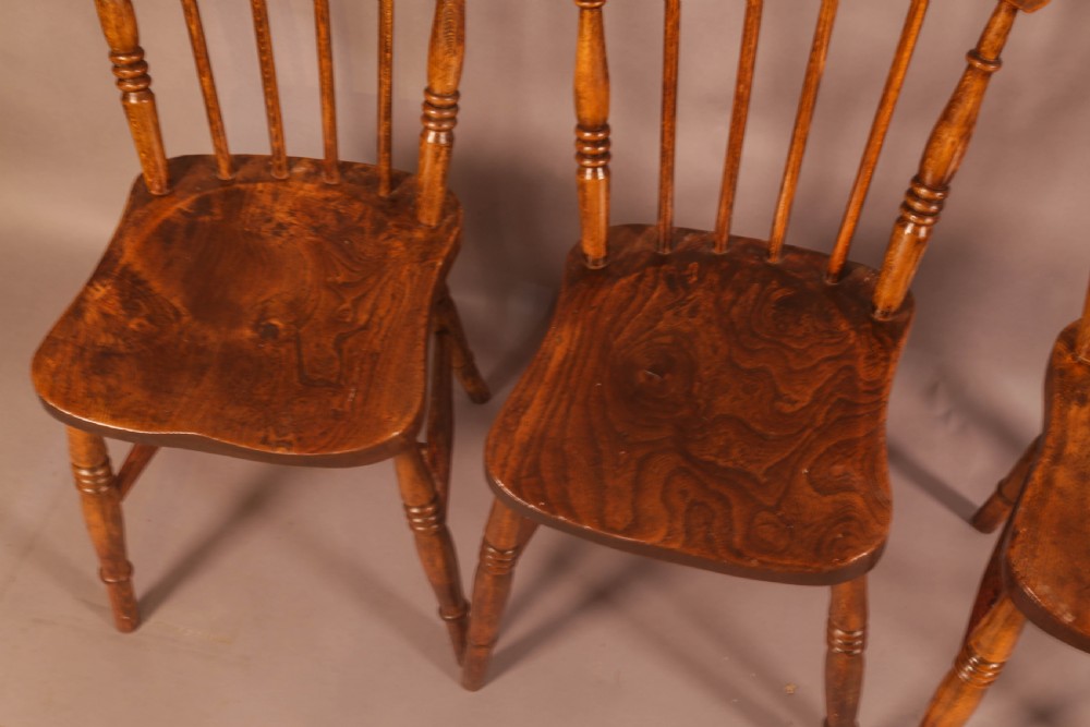 A Set of 6 19th century Kitchen Chairs View VI