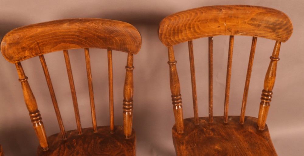 A Set of 6 19th century Kitchen Chairs View VIII