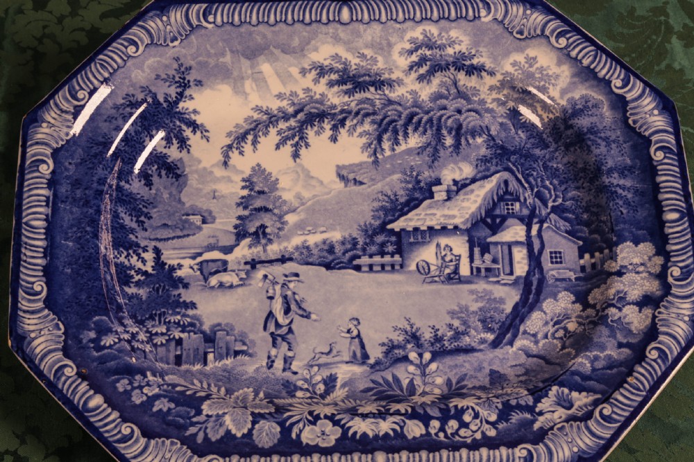A Brameld meat plate The Woodman