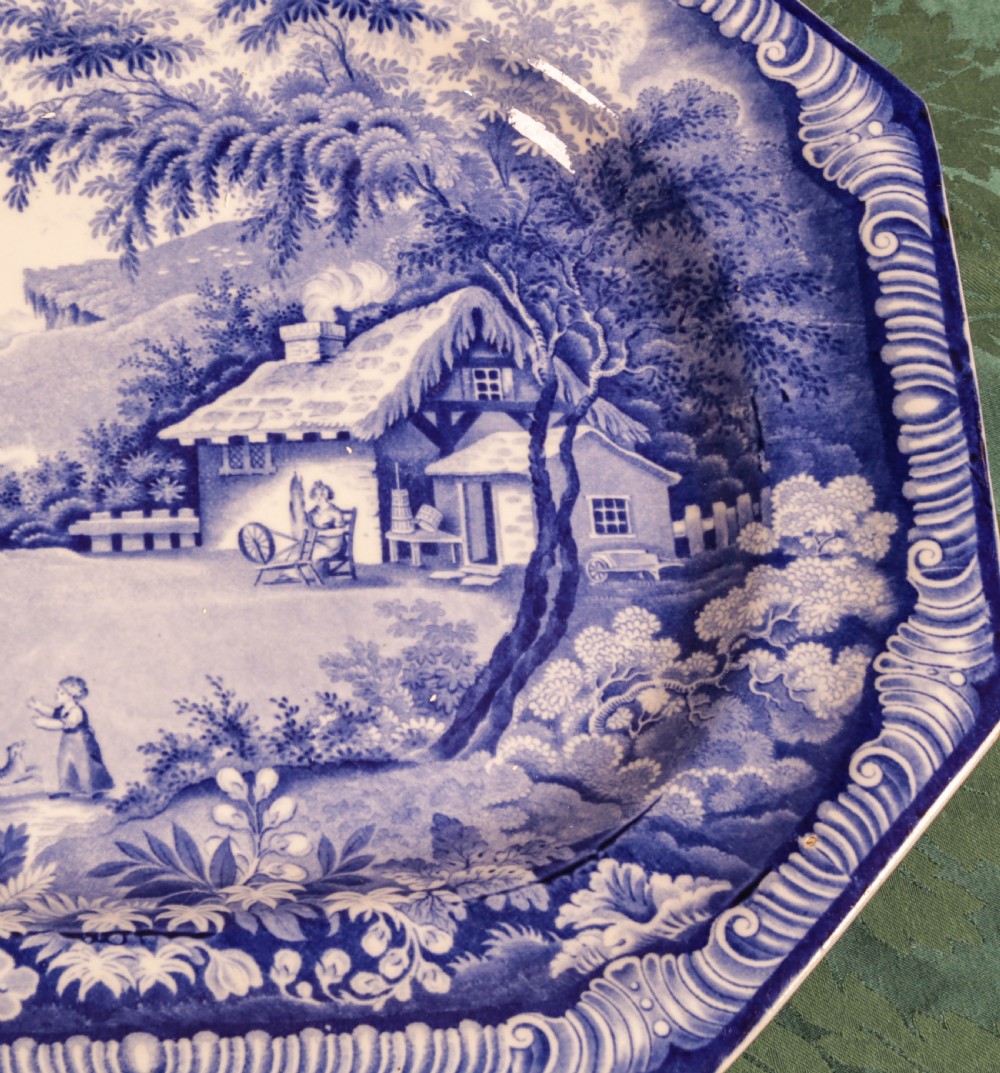 A Brameld meat plate The Woodman View III