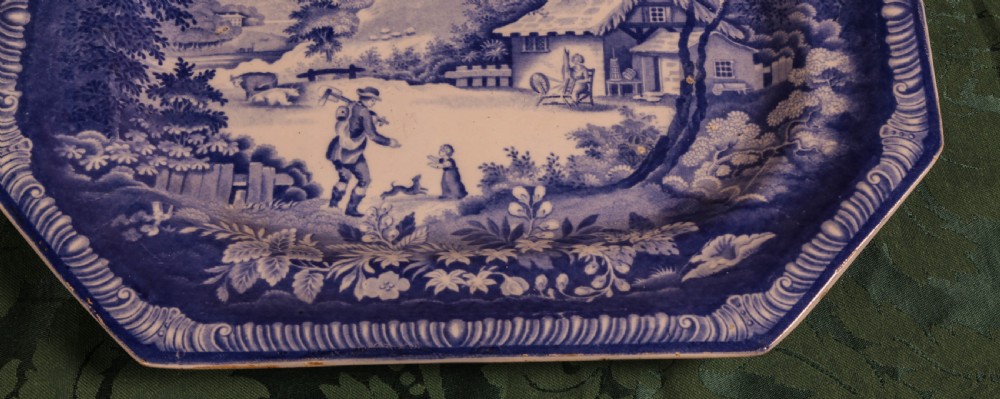 A Smaller Meat plate by Brameld (Rockinham) View VIII