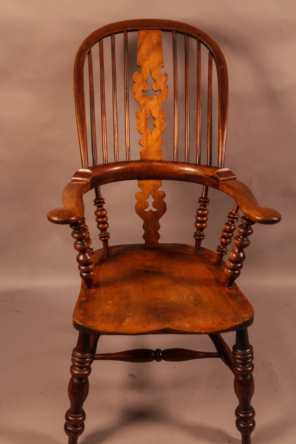 A Good 19th Century Broad Arm Windsor Chair