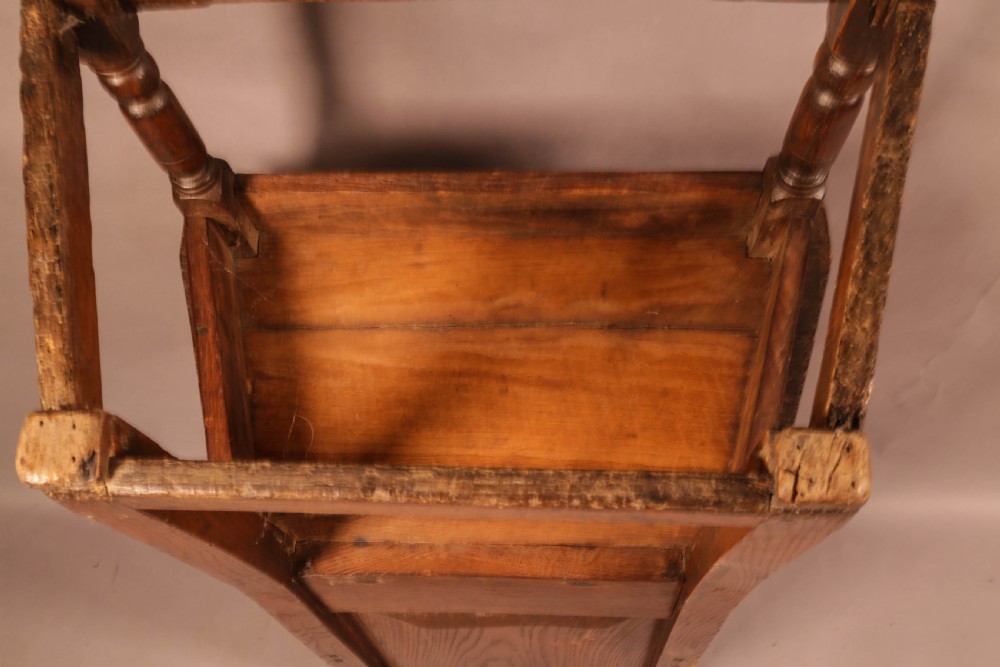 A Good 17th century Wainscot Chair in Oak View V