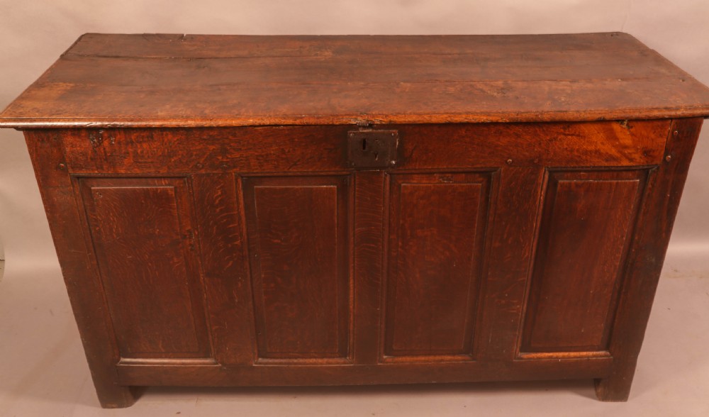 A Large 18th century Oak Blanket Box