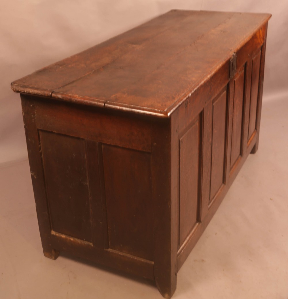 A Large 18th century Oak Blanket Box View II