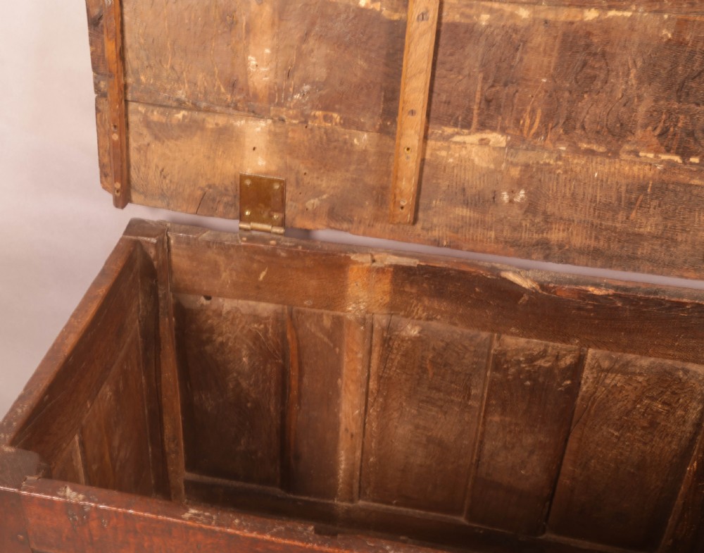 A Large 18th century Oak Blanket Box View VI