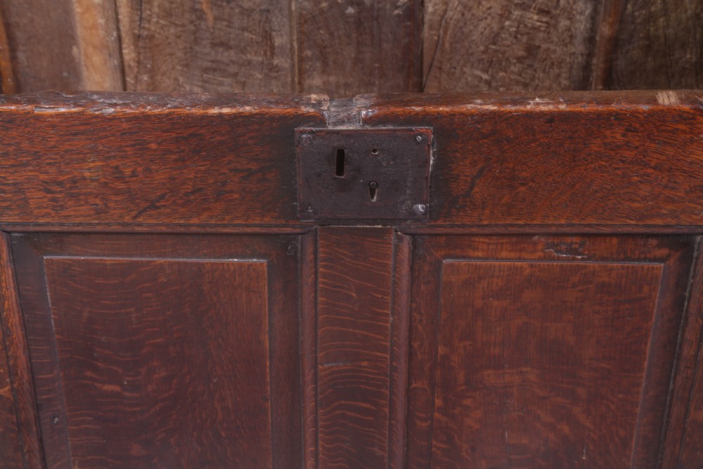 A Large 18th century Oak Blanket Box View VII