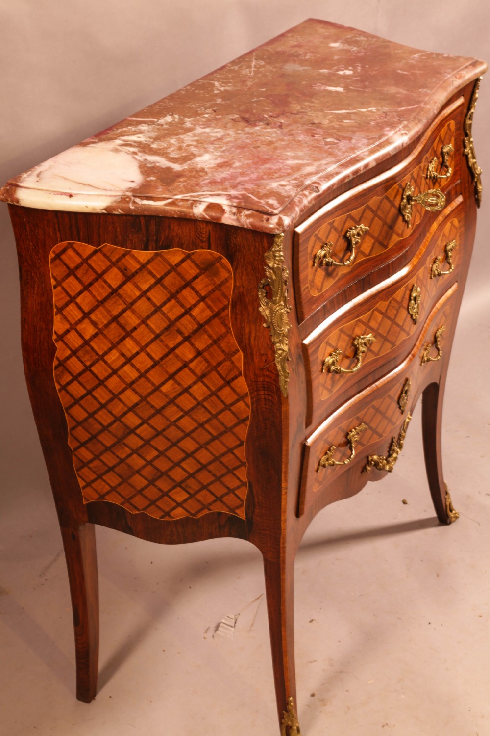 A French Bombe Chest of Drawers View II