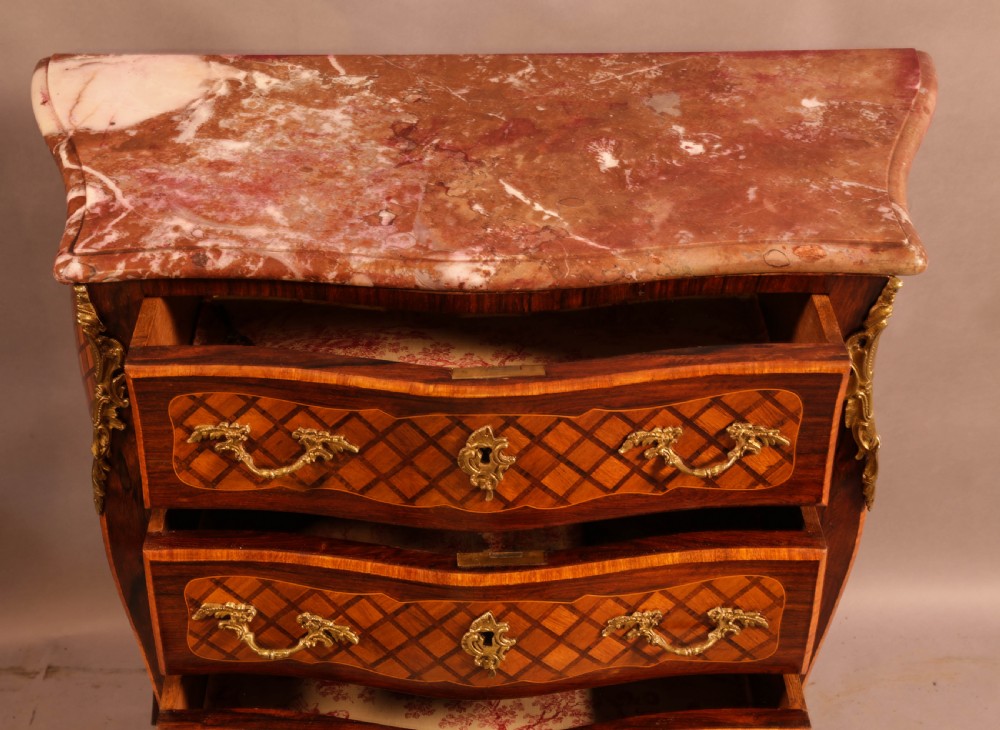 A French Bombe Chest of Drawers View IV