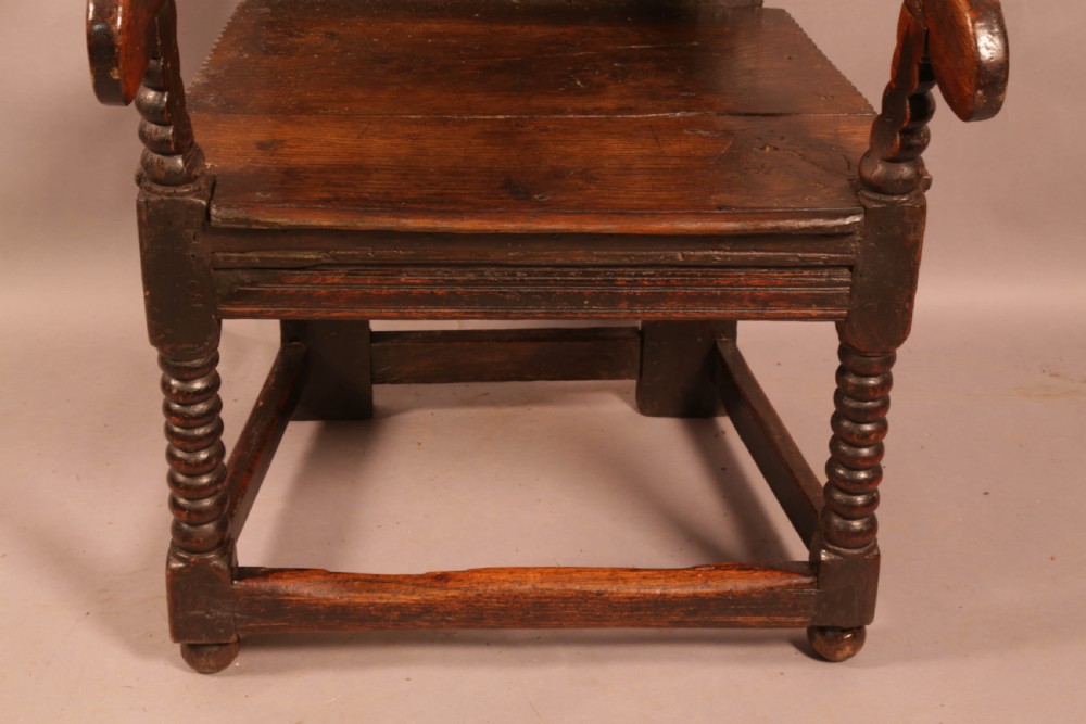 A super 17th century Wainscott chair carving Fantastic View IX