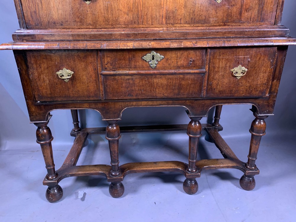 A Good George I Chest on Stand Walnut View III