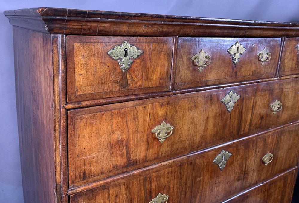 A Good George I Chest on Stand Walnut View V