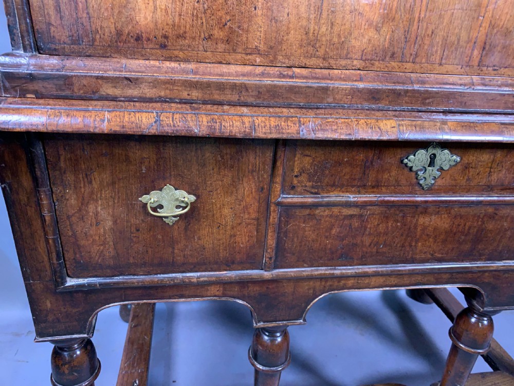 A Good George I Chest on Stand Walnut View XII