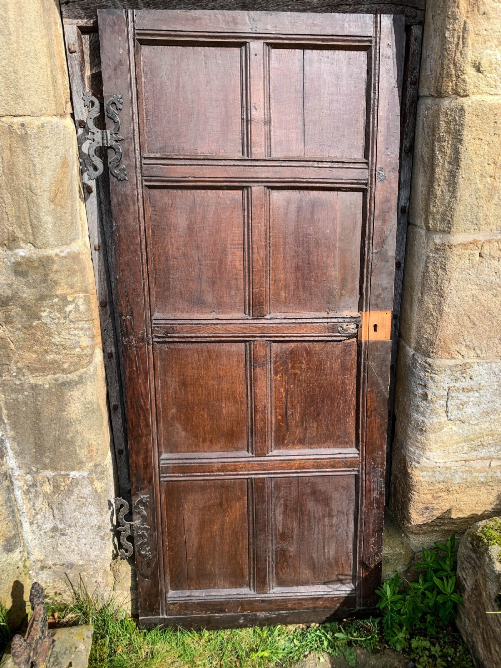 A Good 17th century Oak Door York Minster