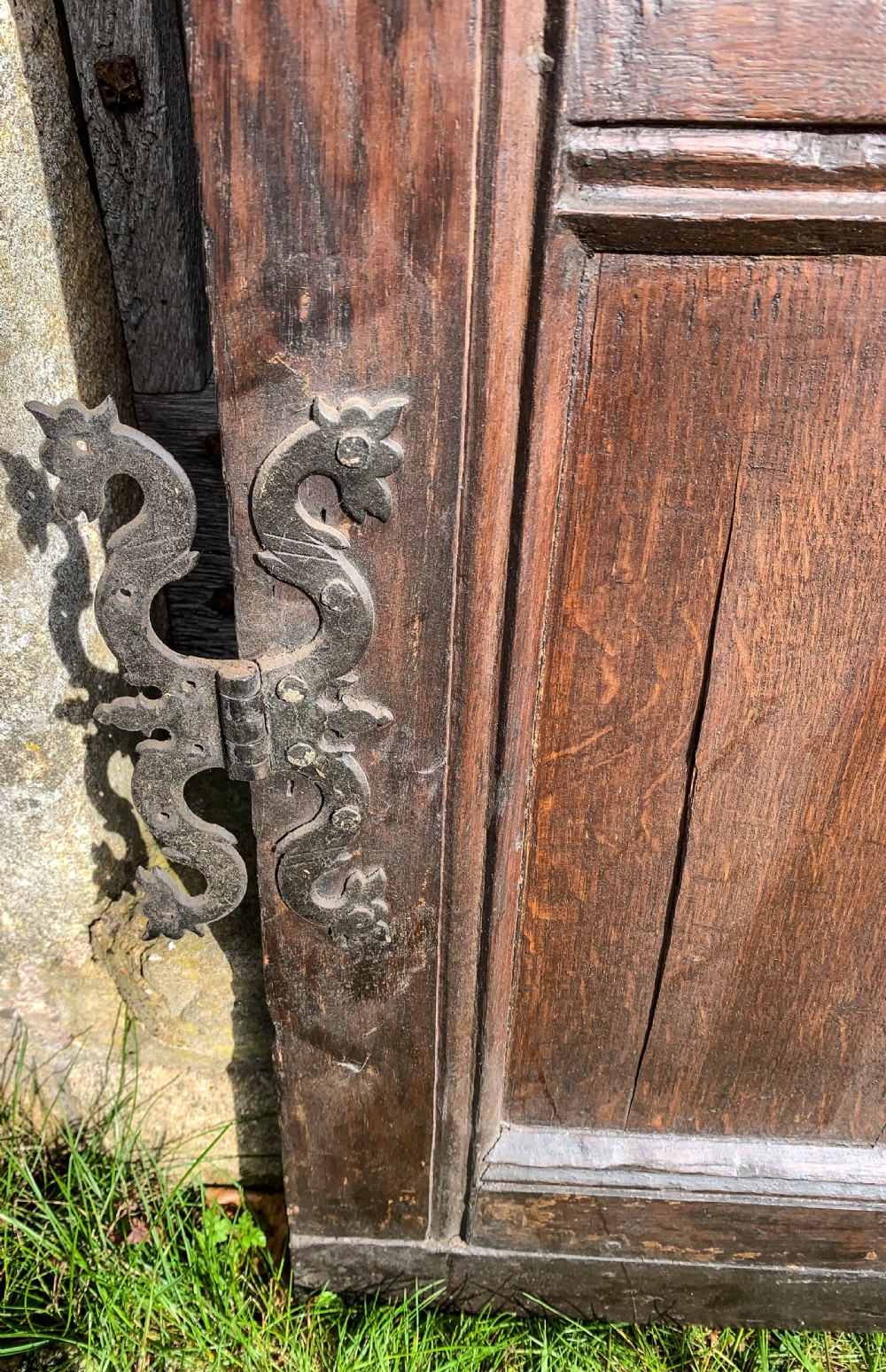 A Good 17th century Oak Door York Minster View IV