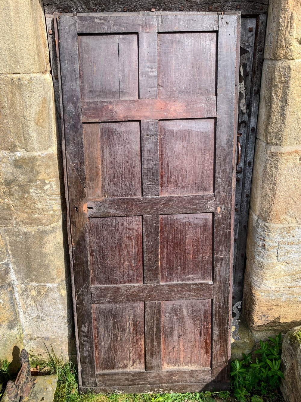 A Good 17th century Oak Door York Minster View V