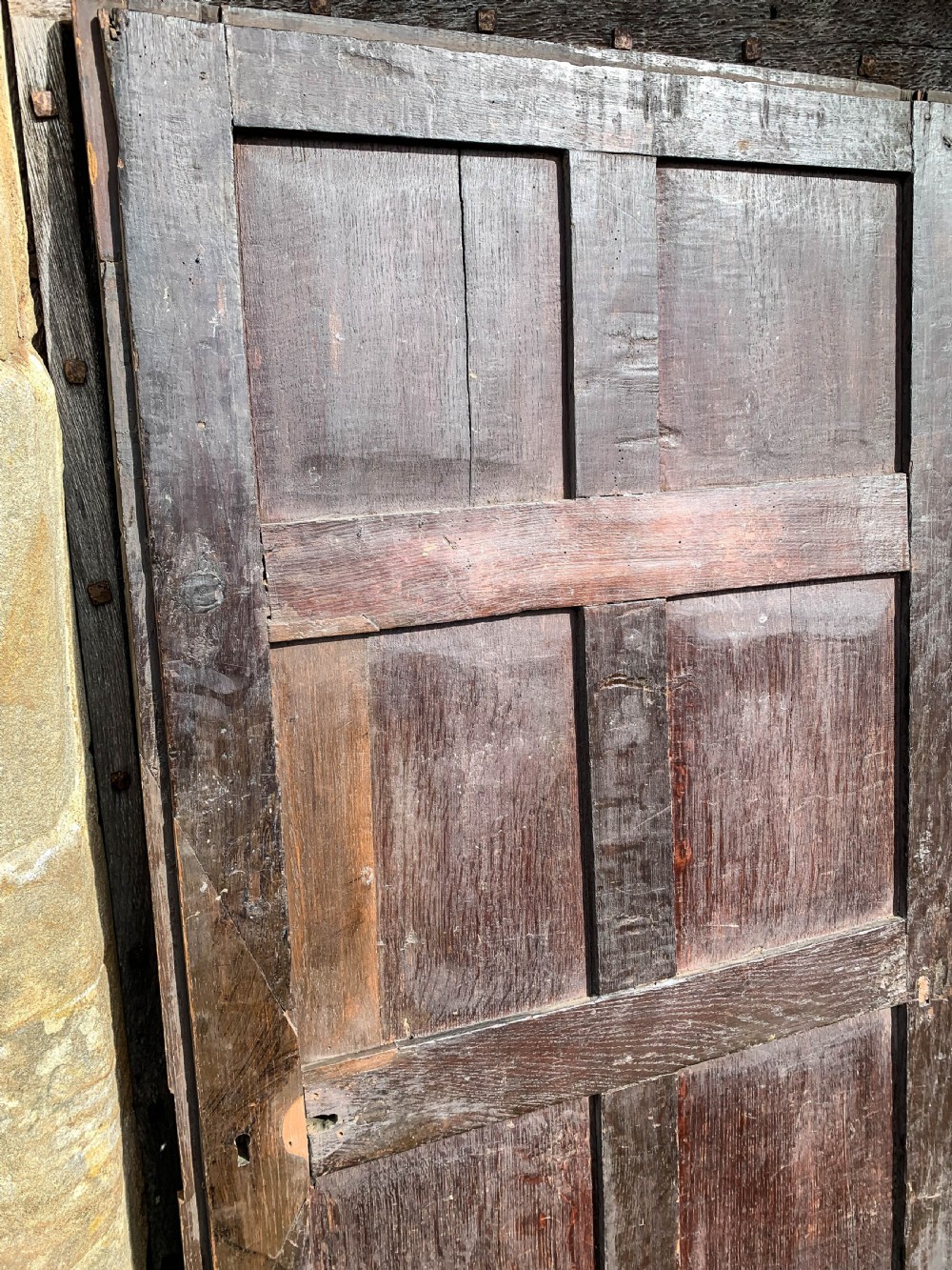 A Good 17th century Oak Door York Minster View VI