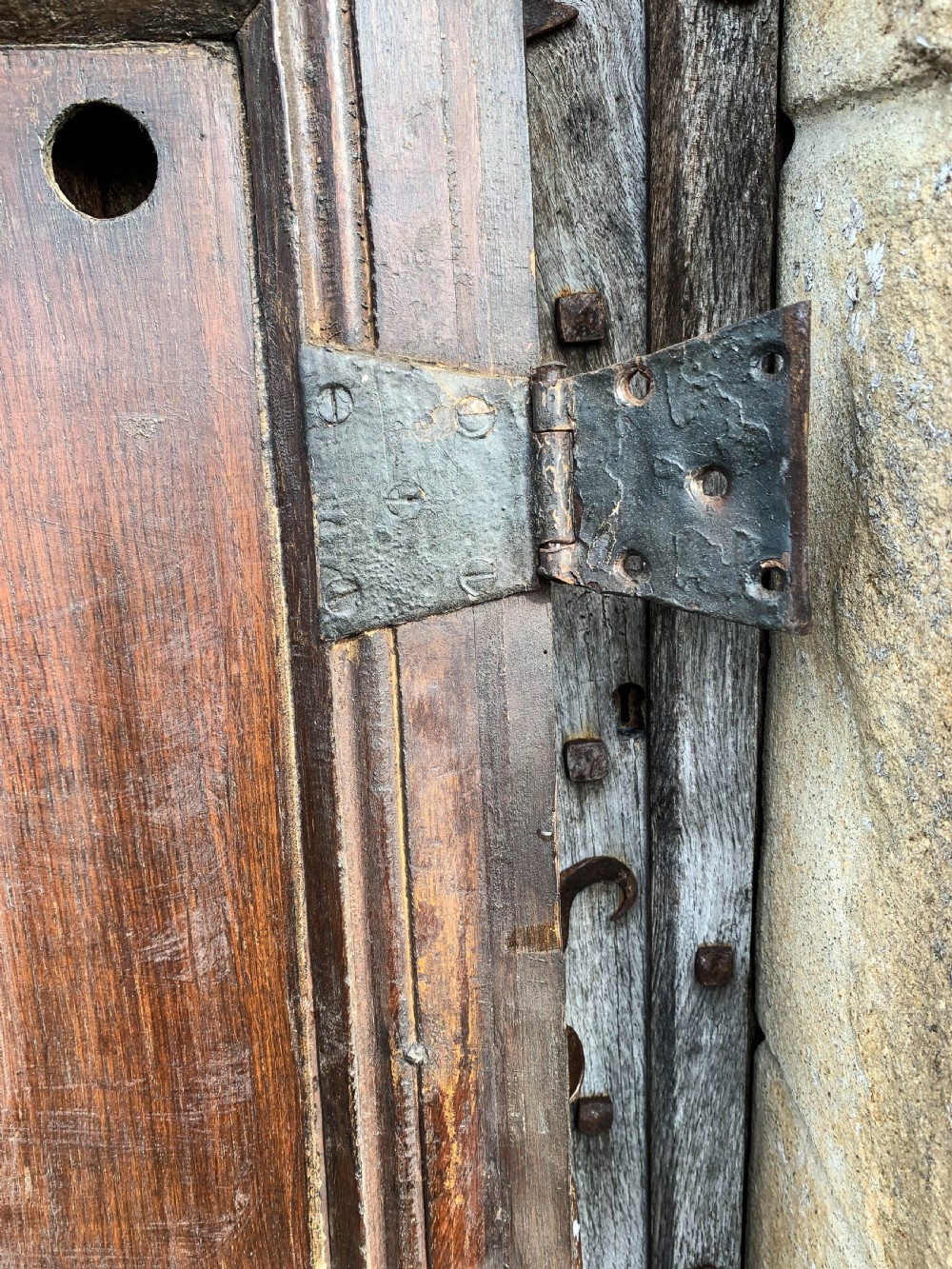 A 17th century Oak Door York Minster View III