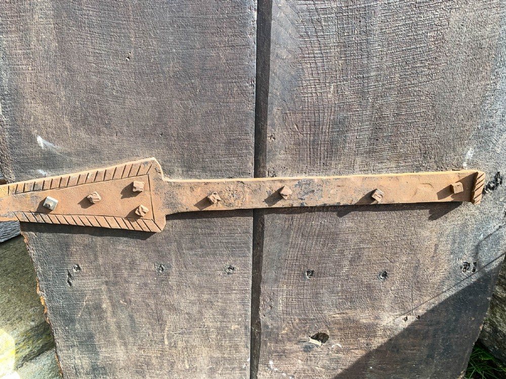 A Fantastic 17th century Oak Door Gothic York Minster View IV
