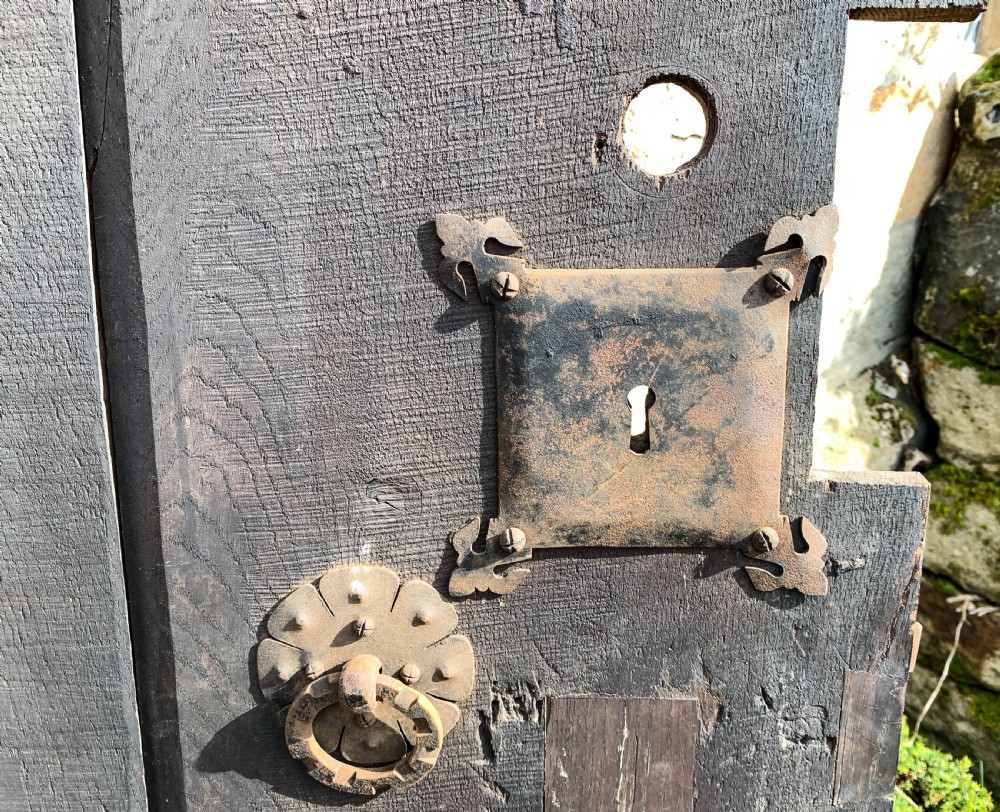 A Fantastic 17th century Oak Door Gothic York Minster View V
