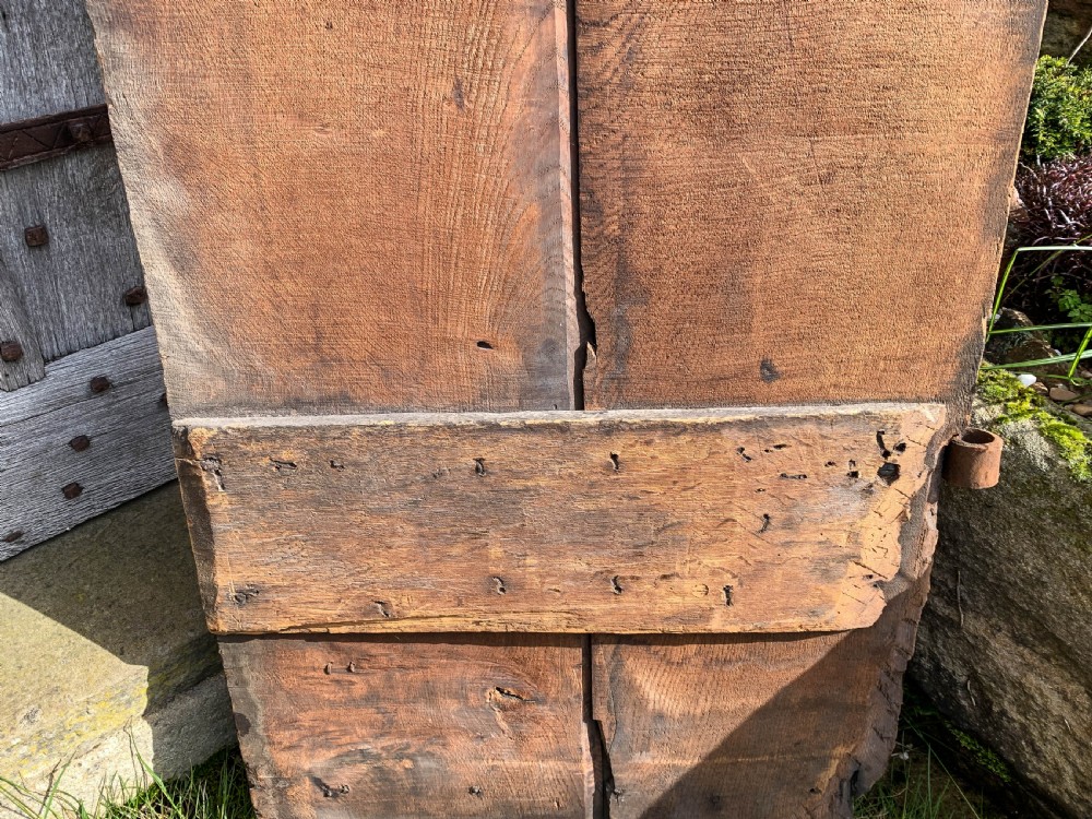 A Fantastic 17th century Oak Door Gothic York Minster View XI