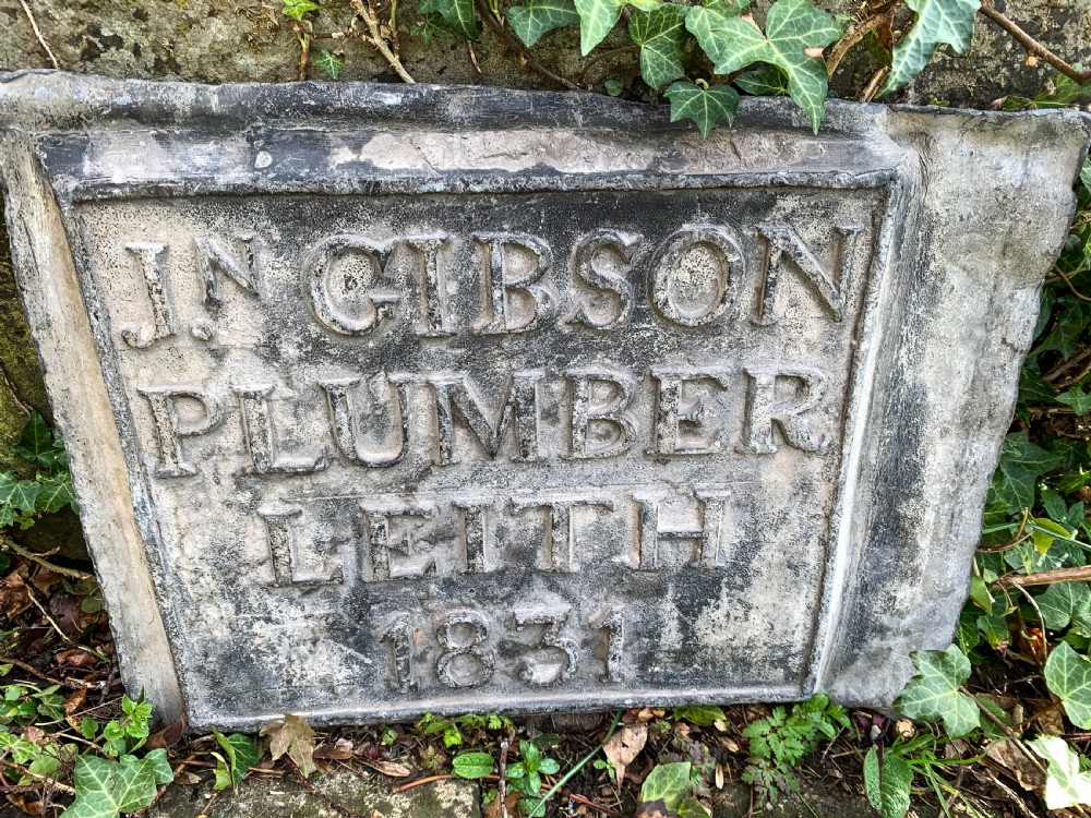 A Lead Plaque dated 1831 York Minster