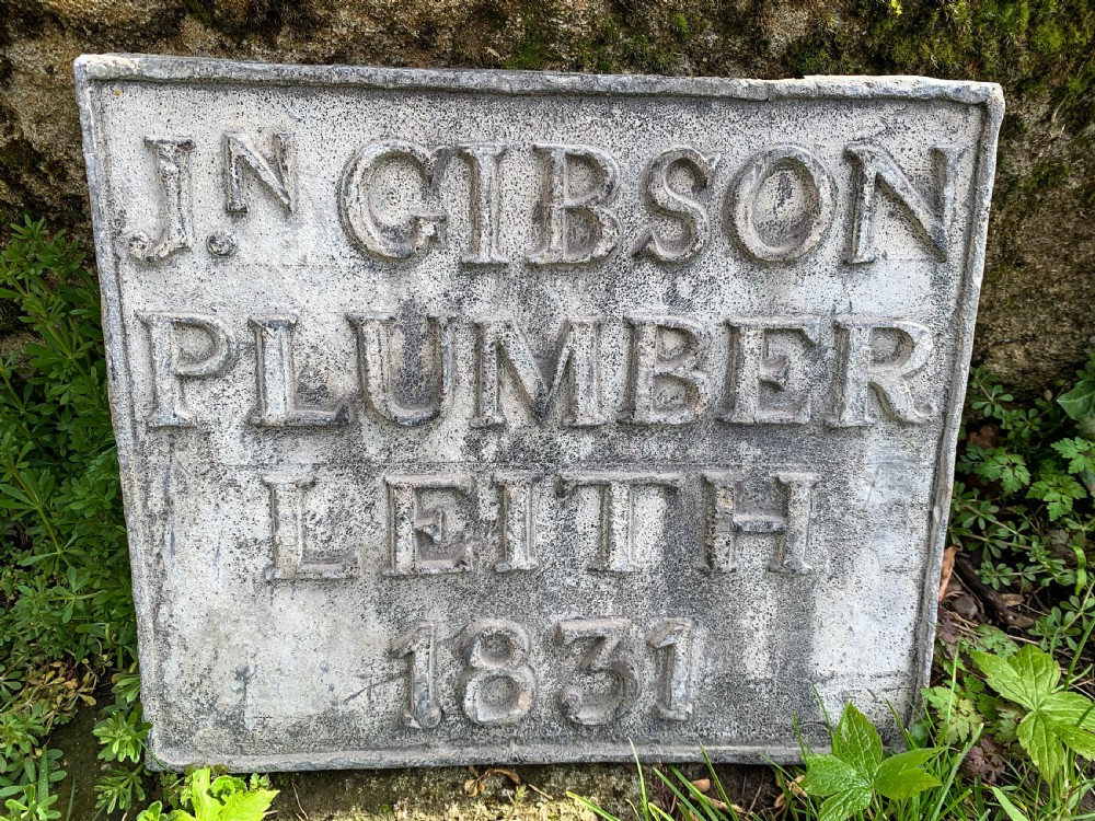 A Lead Plaque John Gibson 1831 York Minster Fire