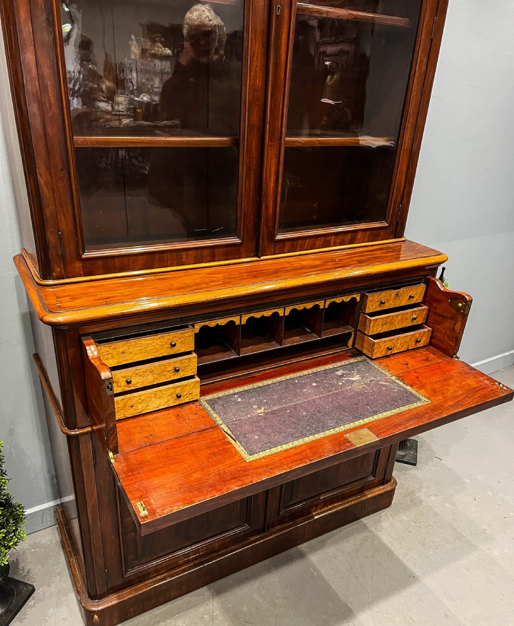 A Victorian Secretair Book case Mahogany View V