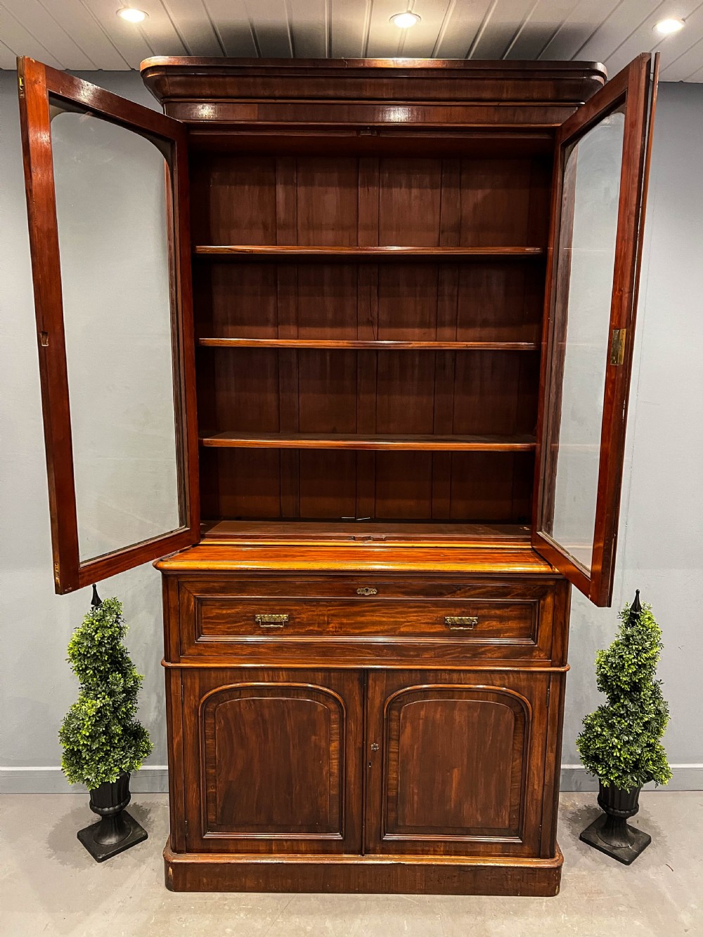 A Victorian Secretair Book case Mahogany View VI