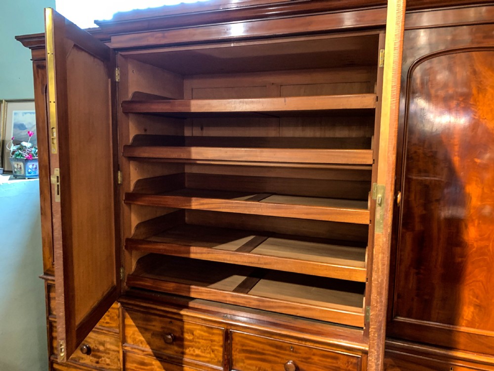 A Superb Early Victorian four door Wardrobe View VI